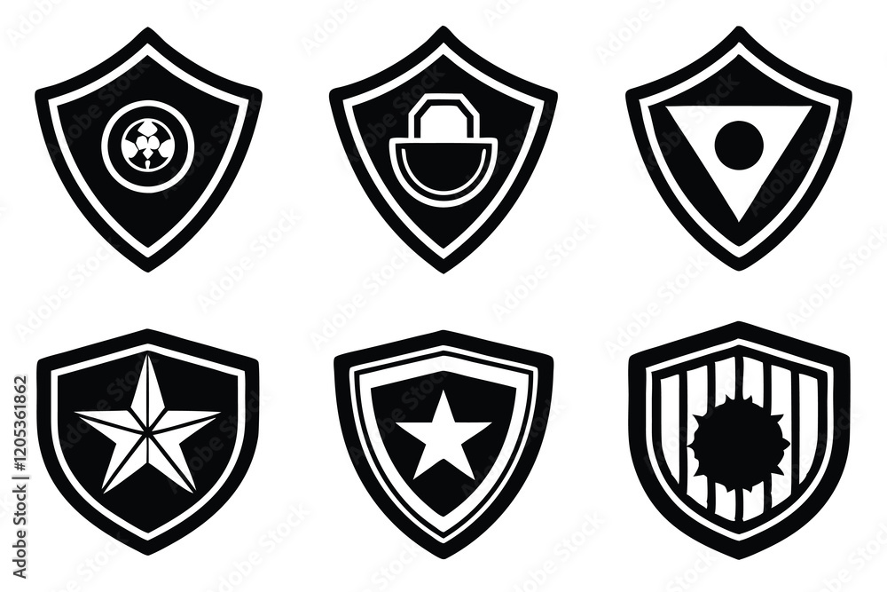 Security Logo icon vector art illustration Security Logo icon vector art illustration