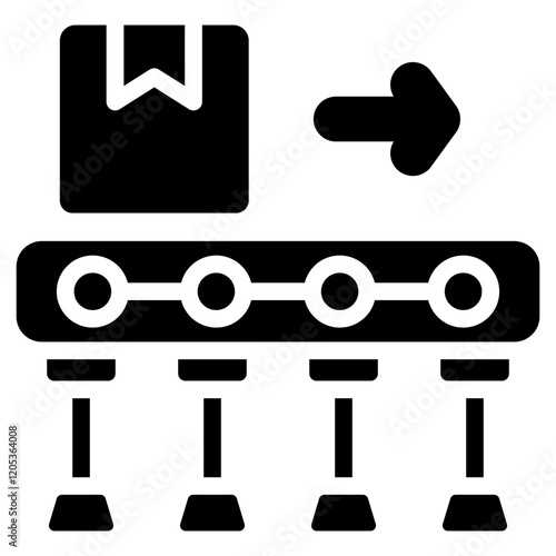 Batch Production Glyph Icon