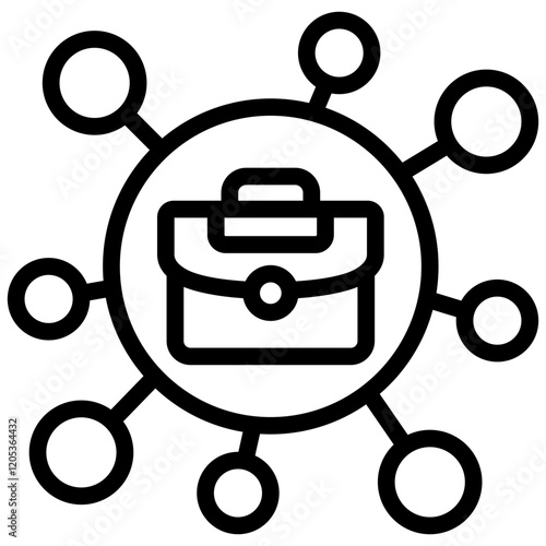 Labour Division Outline Icon