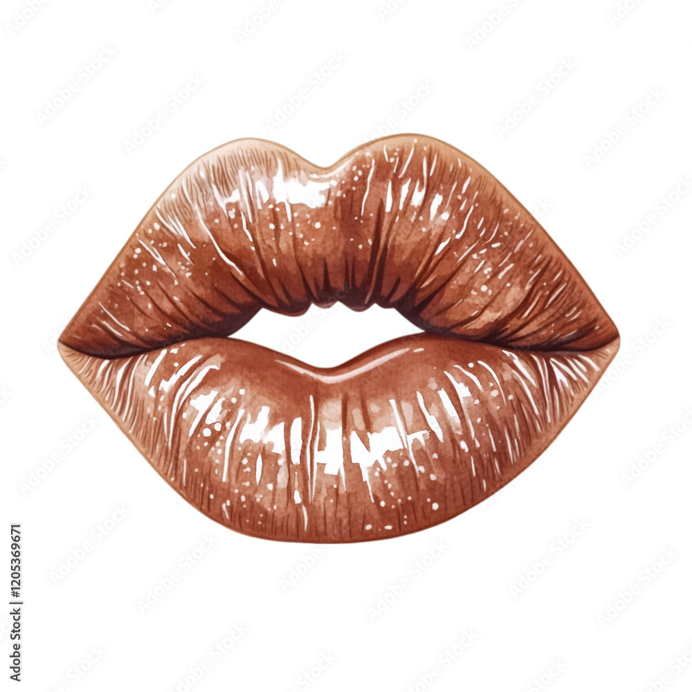Brown Makeup Clipart Vector Illustration Brown Makeup Clipart Vector Illustration