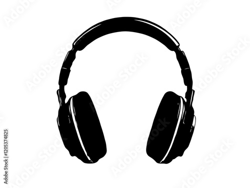 headphones isolated on white background