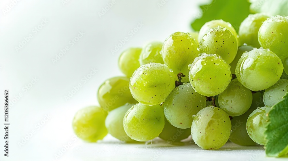 A cluster of ripe grapes is elegantly displayed on a table, showcasing their rich color and texture in a delightful arrangement. A cluster of ripe grapes is elegantly displayed on a table, showcasing their rich color and texture in a delightful arrangement.
