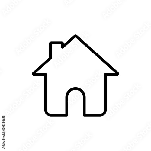 House icon vector. Home sign and symbol