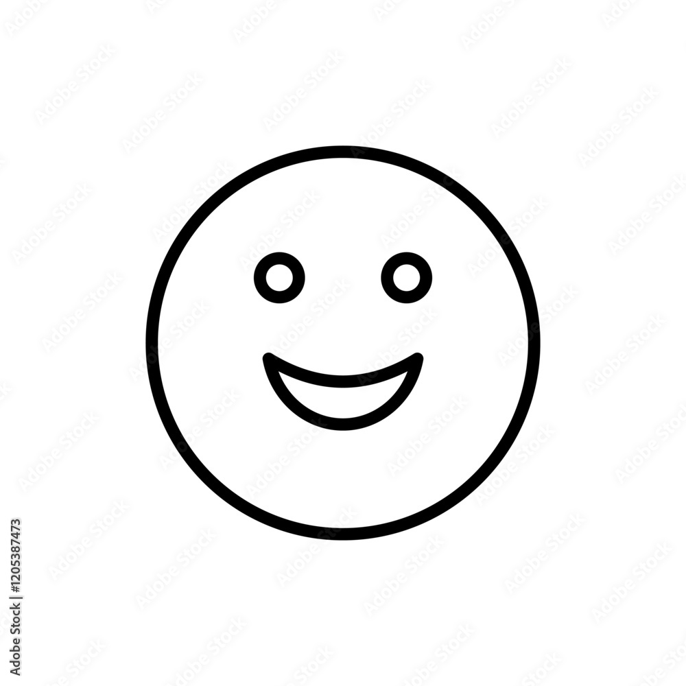 Smile icon vector. smile emoticon icon. feedback sign and symbol Smile icon vector. smile emoticon icon. feedback sign and symbol