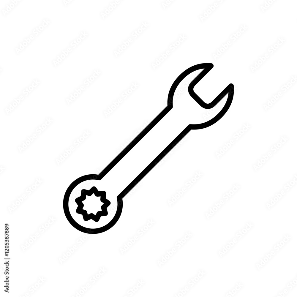 custom made wallpaper toronto digitalWrench icon vector. repair icon. tools sign and symbol