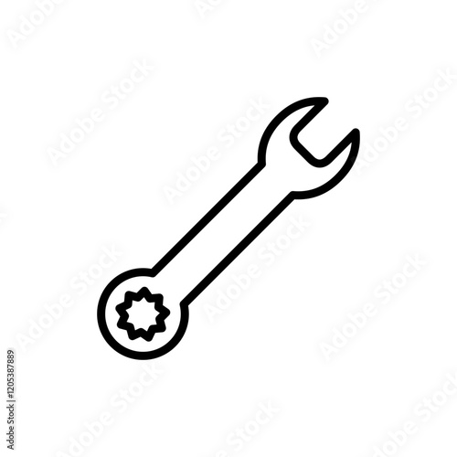 Wrench icon vector. repair icon. tools sign and symbol