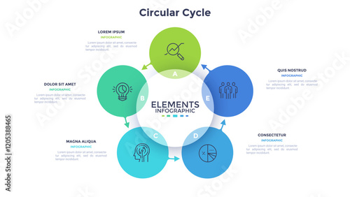 Modern Infographic Vector Template