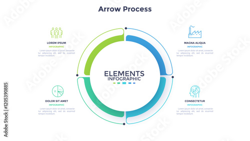 Modern Infographic Vector Template
