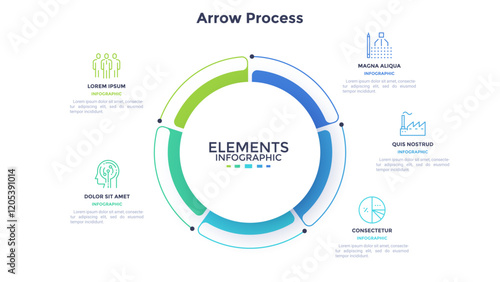 Modern Infographic Vector Template