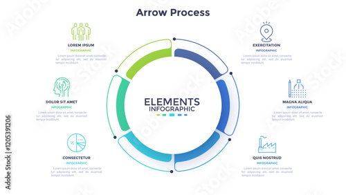 Modern Infographic Vector Template