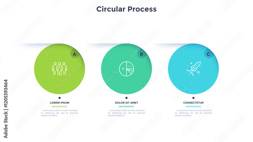 Obraz premium Modern Infographic Vector Template