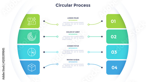 Modern Infographic Vector Template