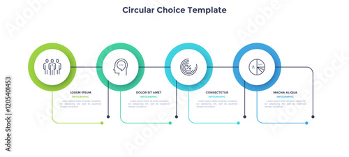 Modern Infographic Vector Template