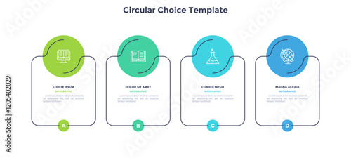 Modern Infographic Vector Template