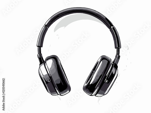 headphones isolated on white background