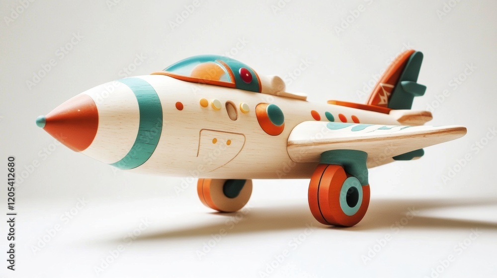 Kids wooden spaceship toy, combining colorful details, interactive components, and natural materials to spark imagination Kids wooden spaceship toy, combining colorful details, interactive components, and natural materials to spark imagination
