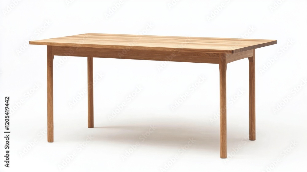 Minimalist desk with natural wood tones, crafted with smooth, light oak or ash wood, supported by simple legs for a sleek and warm workspace Minimalist desk with natural wood tones, crafted with smooth, light oak or ash wood, supported by simple legs for a sleek and warm workspace