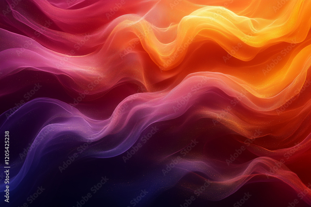 Obraz premium An abstract background with a burgundy-brown, yellow, red-gold palette. Features red-orange, purple, lemon, rich red, gold, chocolate, and New Year colors, creating a festive, warm atmosphere.