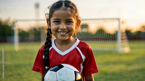 The Happy Soccer Player