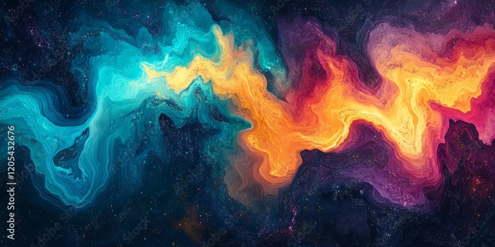 Psychedelic color flow, vibrant noise texture, Generative AI Psychedelic color flow, vibrant noise texture, Generative AI