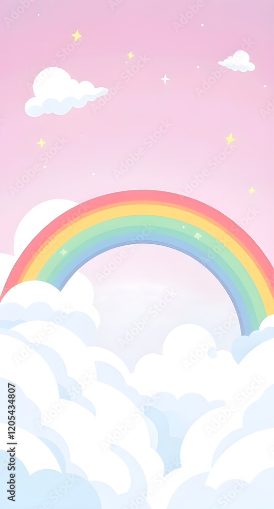 rainbow and clouds mobile wallpaper rainbow and clouds mobile wallpaper