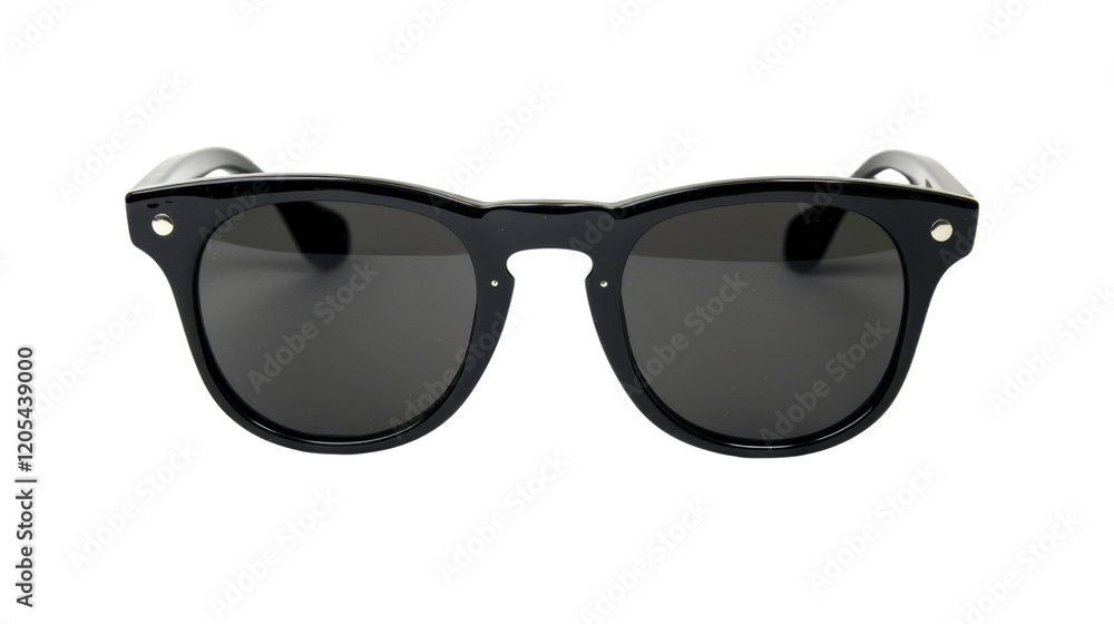 Black sunglasses on transparent background Black sunglasses on transparent background