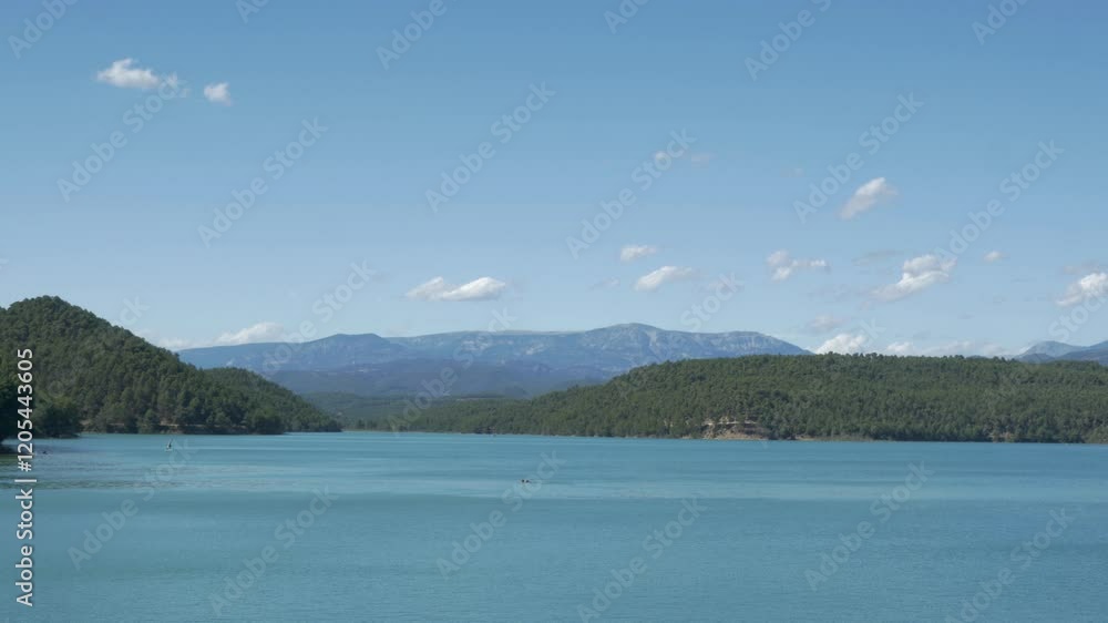 Sant Ponç lake in Catalonia in a summer afternoon Sant Ponç lake in Catalonia in a summer afternoon