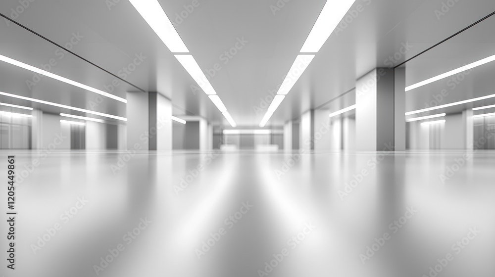 custom made wallpaper toronto digitalModern minimalist white hallway interior design with bright lighting