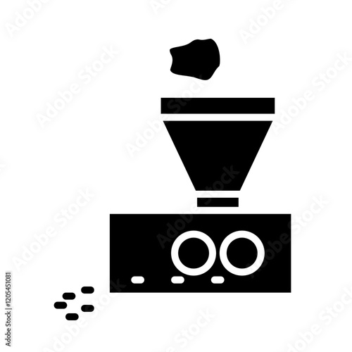 Ore Crusher Icon Design