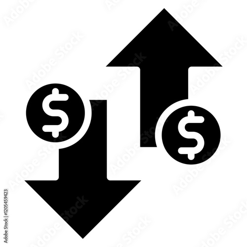 Volatility glyph icon
