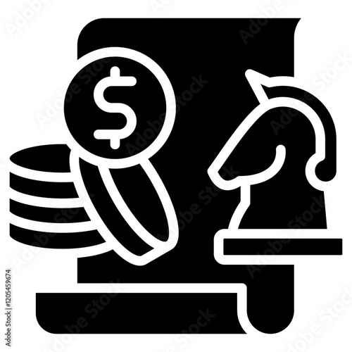 Investment Strategy glyph icon