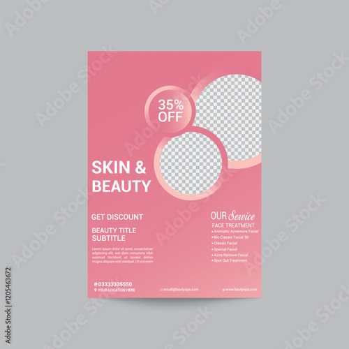  Beauty Salon Flyer Design 