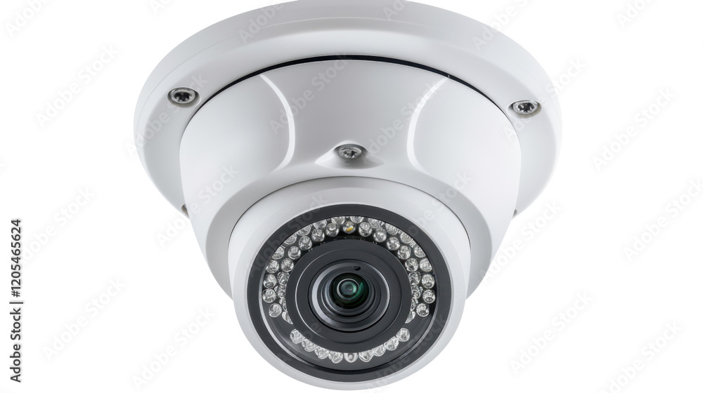 CCTV security camera on transparent background CCTV security camera on transparent background