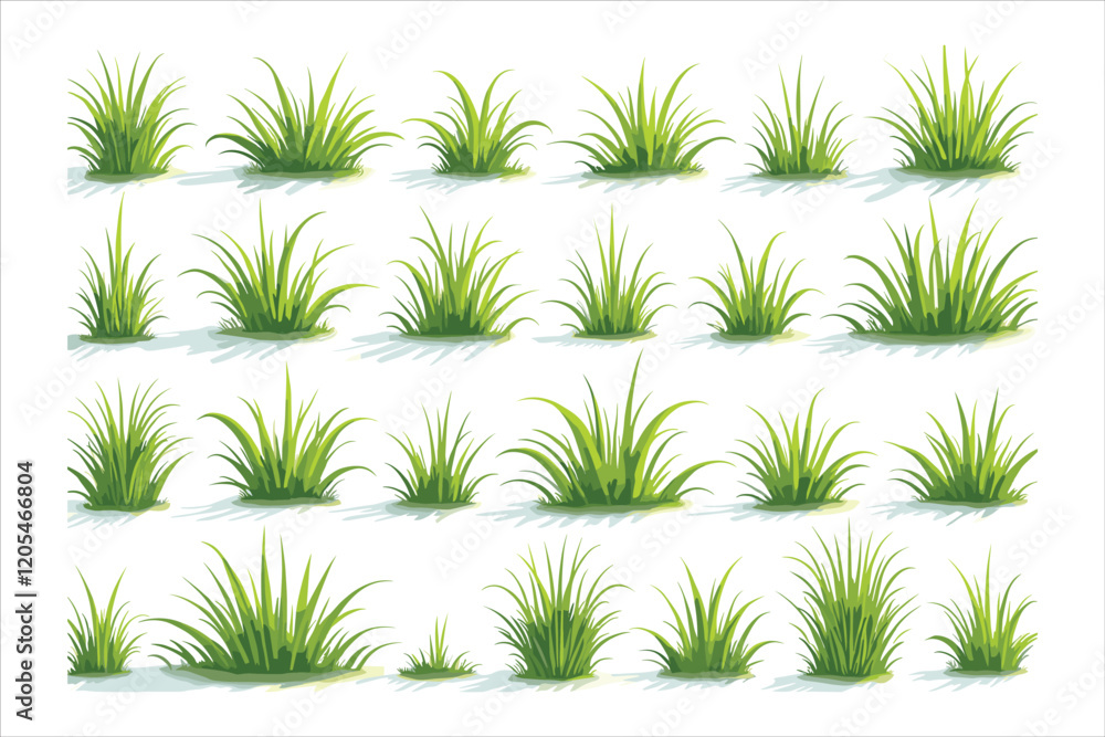 Grass Bundle Vector Art Grass Bundle Vector Art