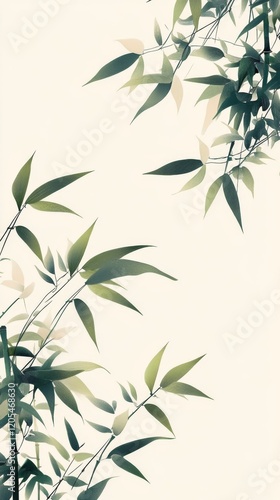 Plant stem Wall sticker Wallpaper