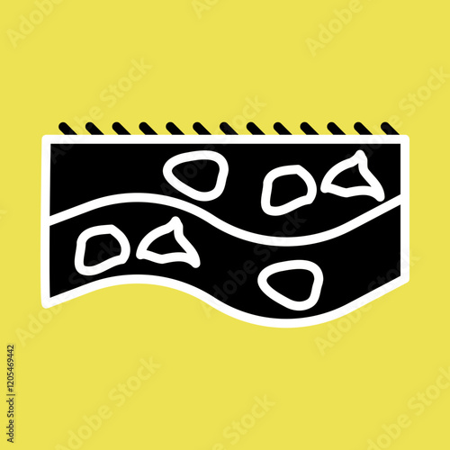 Mineral Deposit Icon Design