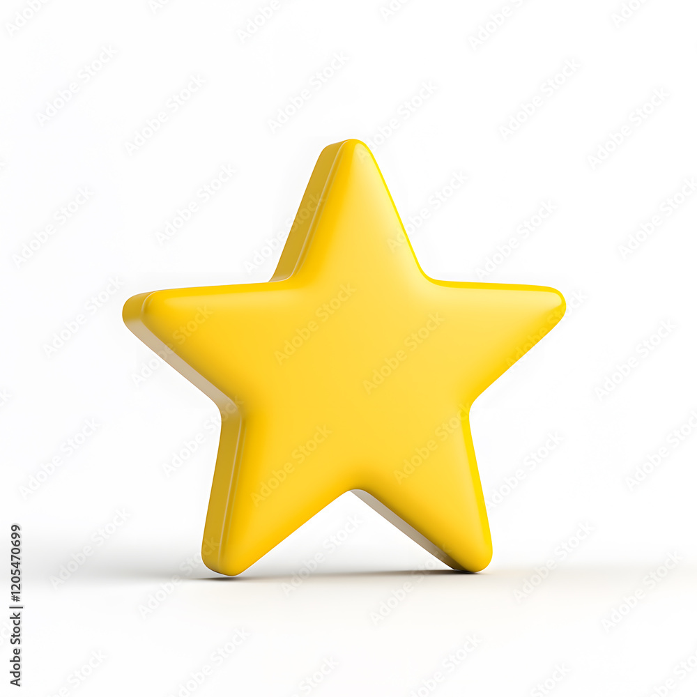 3d gold glossy yellow star icon isolated on white background 3d gold glossy yellow star icon isolated on white background