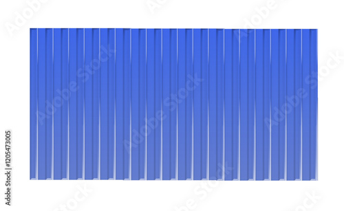 Galvanized iron for fences, walls, roofs. House remodel corrugated metal roof siding, profiled sheeting. Vector illustration