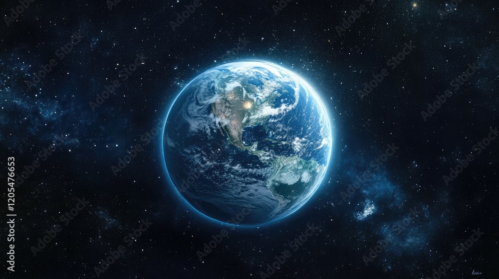 Earth's Horizon at Dawn: A Cosmic Sunris Earth's Horizon at Dawn: A Cosmic Sunris