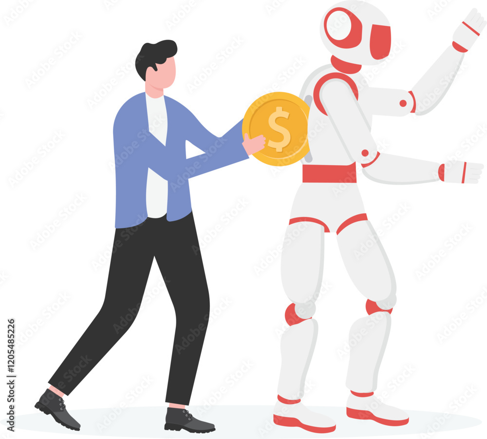 Investing in AI technology, business strategy.AI technology has great potential for development
Investing in AI technology, business strategy.AI technology has great potential for development