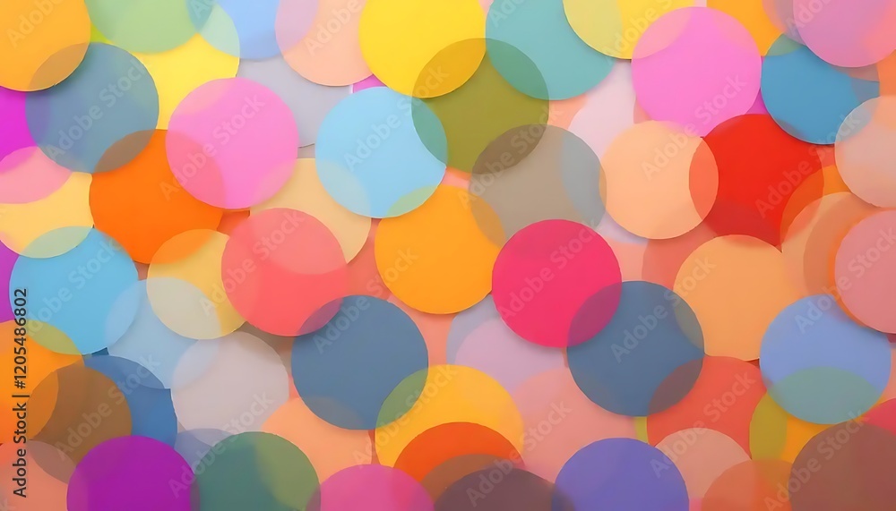 Overlapping Colorful Circles Abstract Design Overlapping Colorful Circles Abstract Design