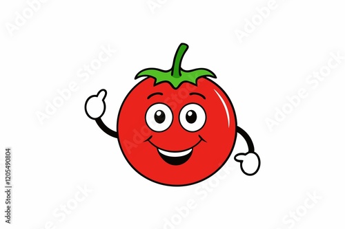 red tomato cartoon