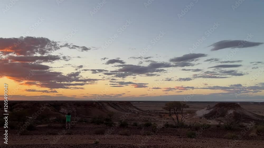 Kanku Breakaways Conservation Park, near Coober Pedy, features striking desert landscapes with colorful cliffs, vast plains, unique geological formations, and rich Aboriginal heritage. Kanku Breakaways Conservation Park, near Coober Pedy, features striking desert landscapes with colorful cliffs, vast plains, unique geological formations, and rich Aboriginal heritage.