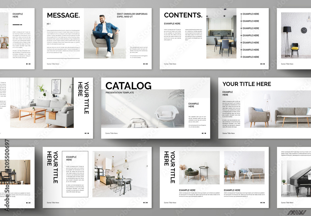 Catalog Presentation Template Stock Template | Adobe Stock