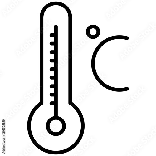 Celsius Line Icon Style