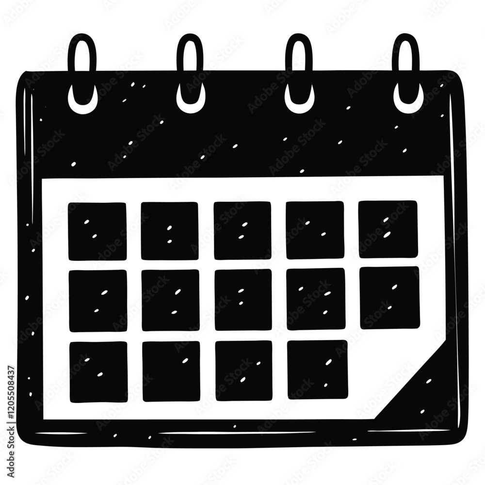 calendar icon vector