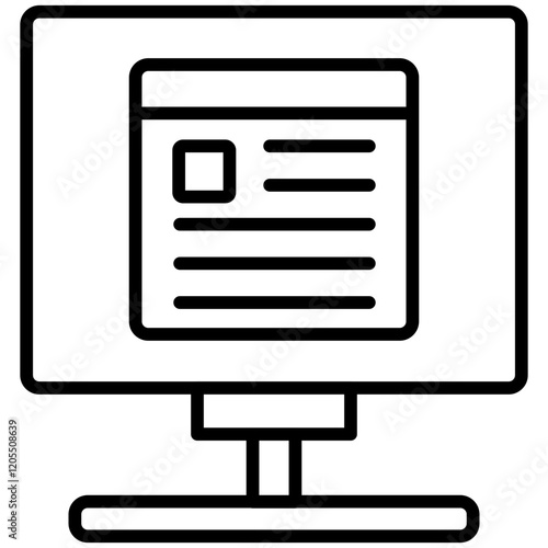 Bogging Line Icon Style
