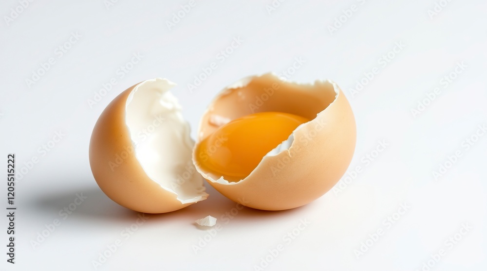 Broken Egg Yolk: A Simple, Natural Still Life Broken Egg Yolk: A Simple, Natural Still Life