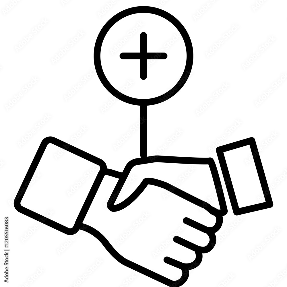 Support Line Icon Style Support Line Icon Style