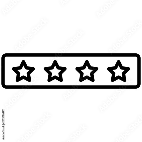 Pin Code Line Icon Style